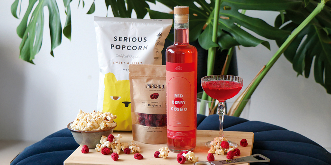 The Cocktail Box July 2025 - Red Berry Cosmopolitan