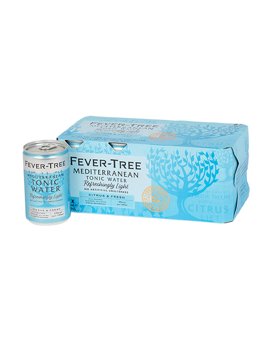 Fever-Tree Refreshingly Light Mediterranean Tonic Water 150ml 8pk