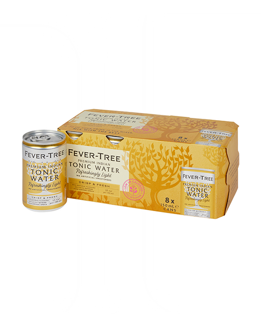 Fever-Tree Refreshingly Light Indian Tonic Water 150ml 8pk