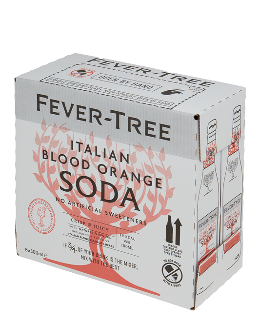Fever-Tree Italian Blood Orange Soda 500ml Case [PAST BEST BY] [CLEARANCE]